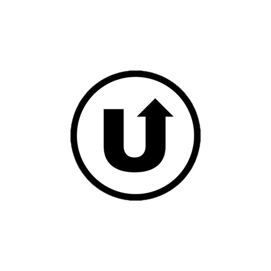 The Bridge Upstate "U" White Sticker